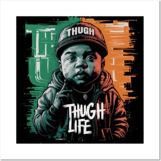 Urban Style Thug Life Design with Baby Posters and Art